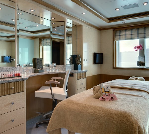Beauty Saloon Aboard Yacht PEGASUS VIII