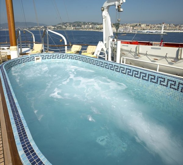 Swimming Pool Aboard Yacht SS DELPHINE