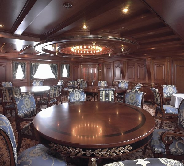 Eating/dining Saloon On Yacht SS DELPHINE