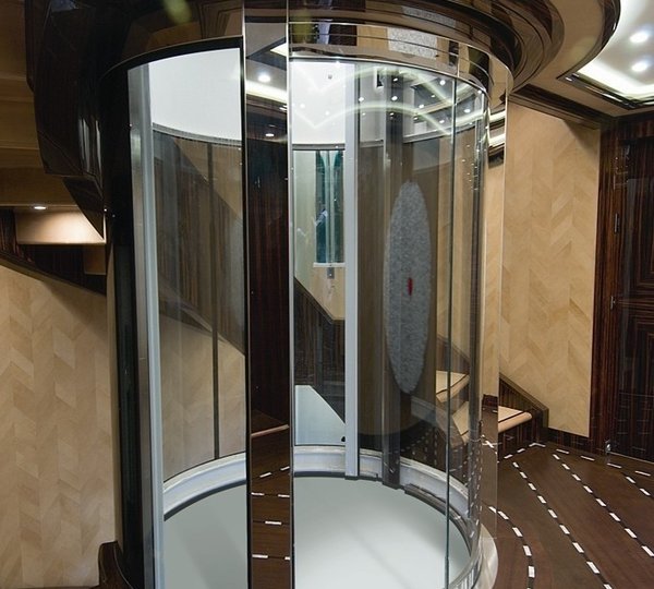 Elevator On Board Yacht ALFA NERO