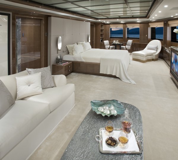 Main Master Cabin On Yacht ALFA NERO