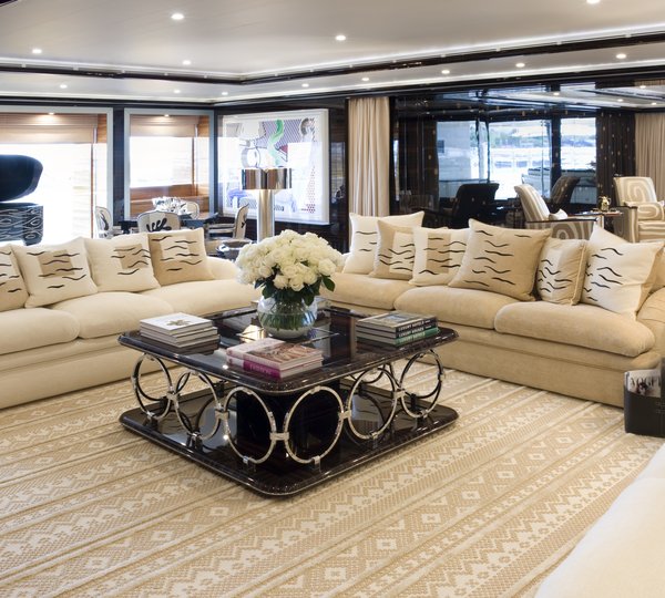 Sitting: Yacht ALFA NERO's Saloon Pictured