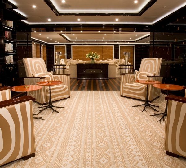 Personal Saloon Aboard Yacht ALFA NERO