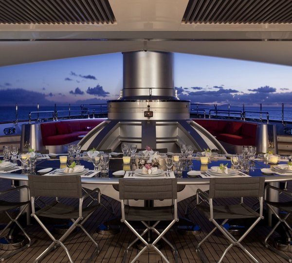 External Eating/dining On Yacht MALTESE FALCON