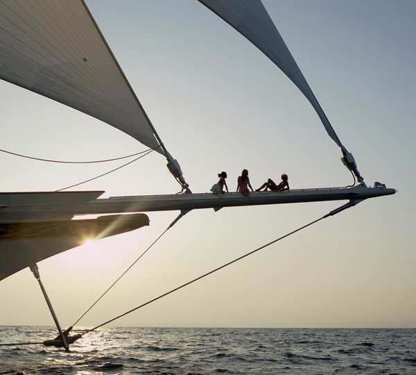 cruising detail at sunset
