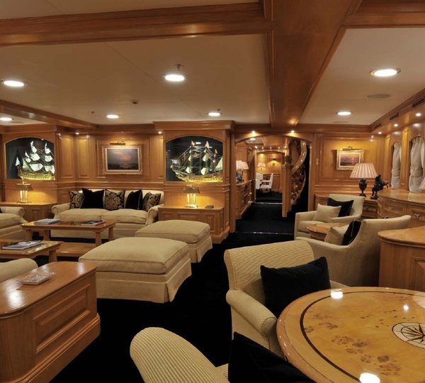 Wide Aspect: Yacht NERO's Premier Lounging Pictured