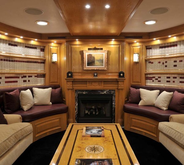 Library Aboard Yacht NERO
