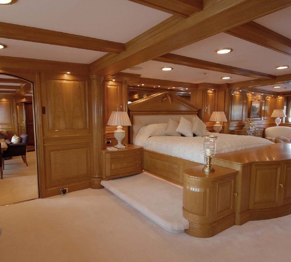 Main Master Stateroom On Board Yacht NERO
