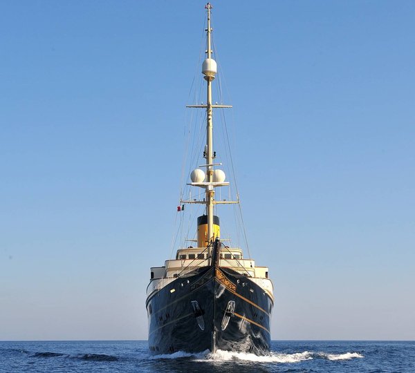 Forward Aspect: Yacht NERO's Cruising Pictured