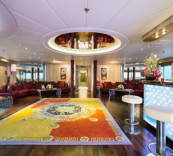 Bridgedeck Deck Saloon Aboard Yacht MOONLIGHT II