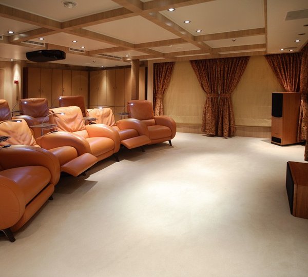 Movie Cinema Aboard Yacht MOONLIGHT II