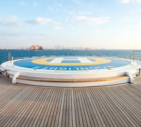 Helicopter Pad On Yacht MOONLIGHT II