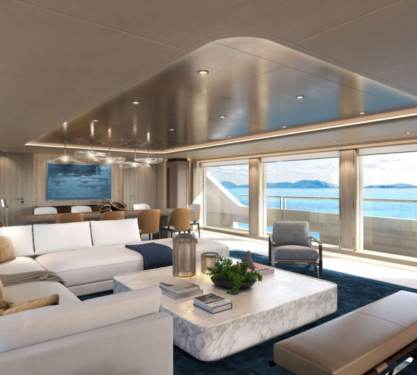 Interior Relaxation Area With Sea Views