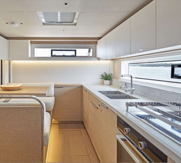 Kitchen Area With Sea Views