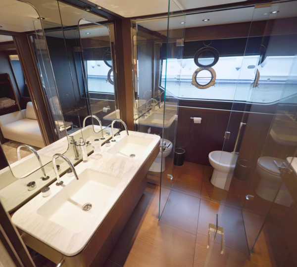 Master Washroom With Bath Area