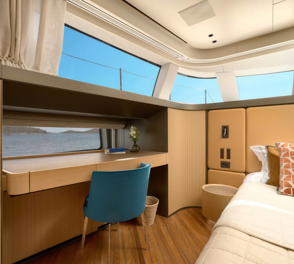Master Stateroom Reading Area With Sea Views