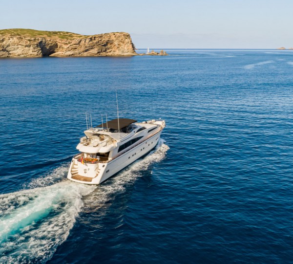 Running Shot Of The Yacht