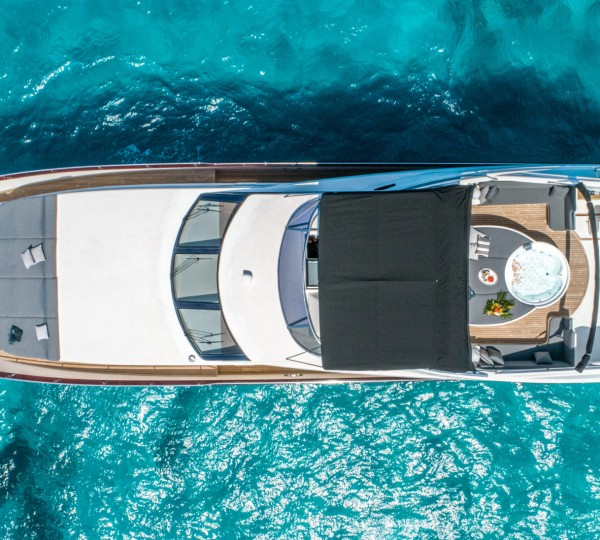 Aerial View Of The Yacht