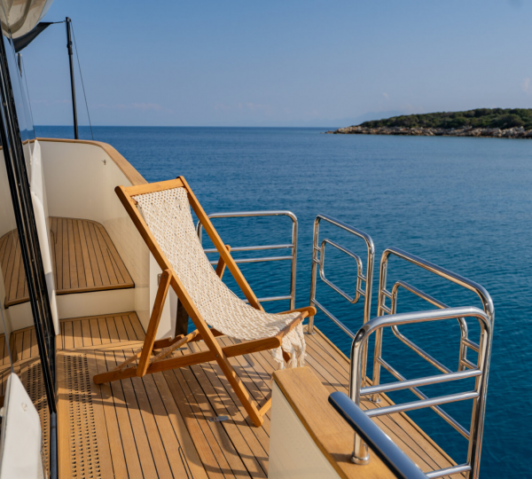 Aft Deck Relaxation Area With Sea Views