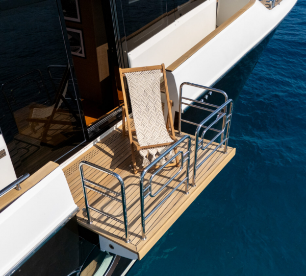 Aft Deck Relaxation Area With Sea Views
