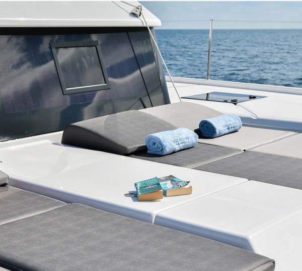 Foredeck sunbathing