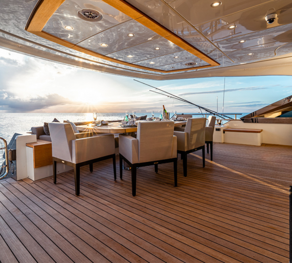 Opendeck Dining Area With Sea Views