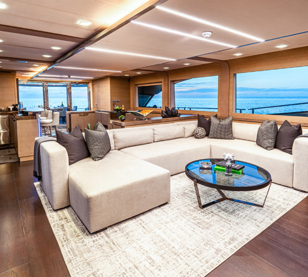 Interior Relaxation Area With Sea Views