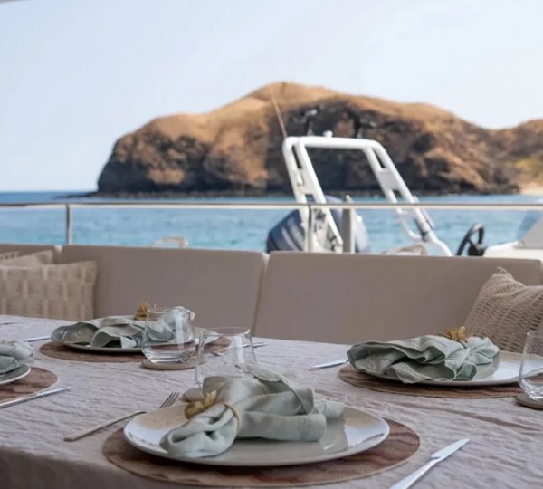 Exterior Dining Area With Sea Views