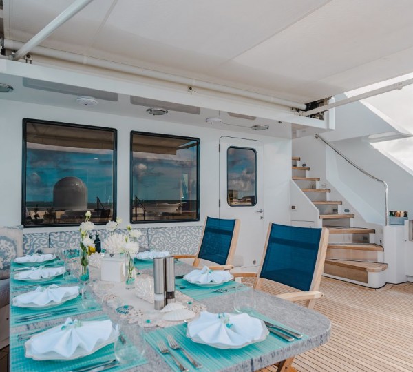 Alfresco Dining On Aft Deck