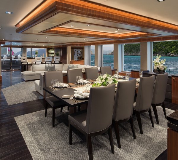 Dining Area In The Main Saloon