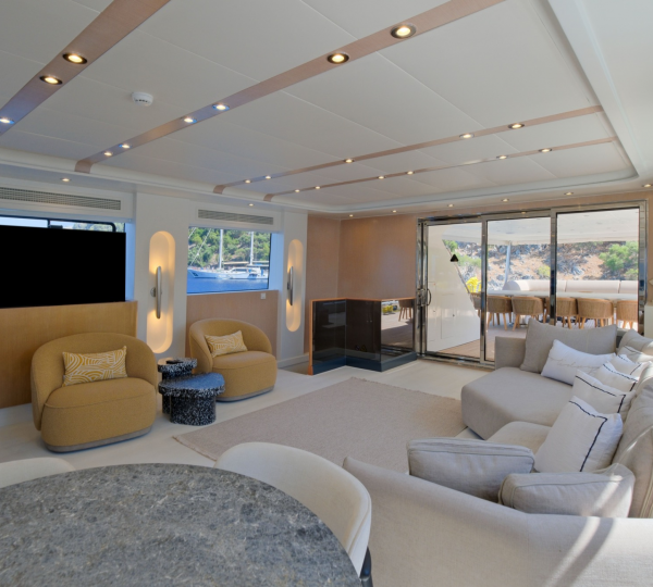 Interior Relaxation Area With Entertainment