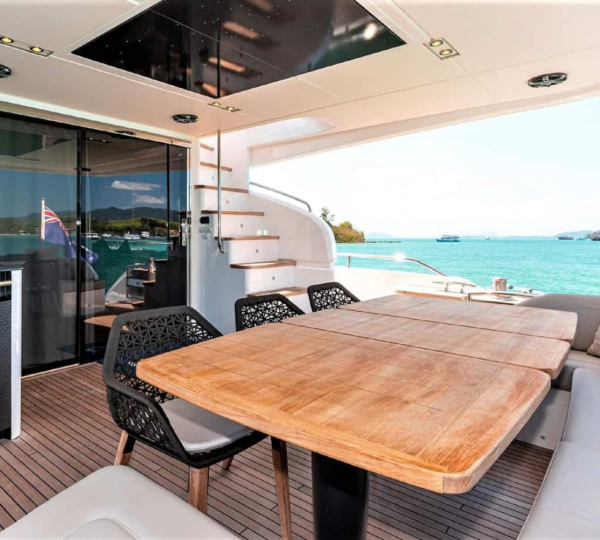 Exterior Dining Area With Sea Views