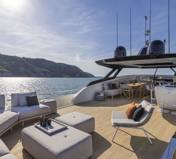 Flybridge view forward