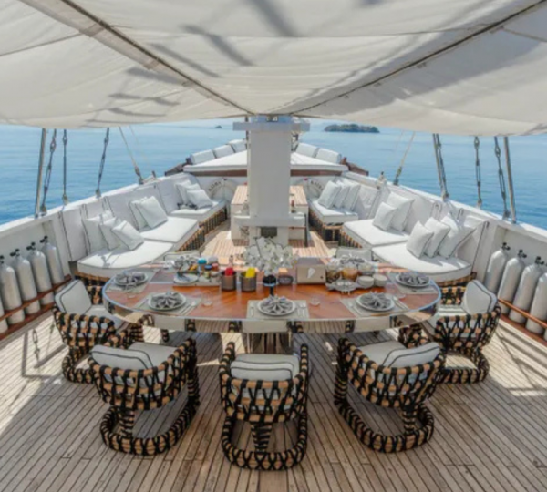 Opendeck Dining Area With Sea Views