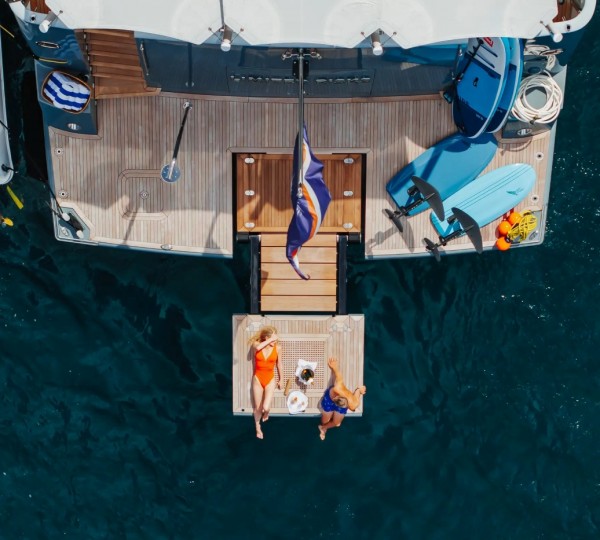 Aft Deck With Water Toys