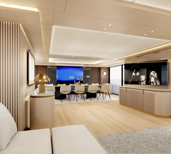 Interior Relaxation Area With Dining