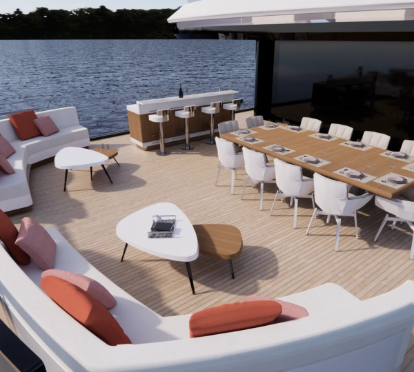Exterior Relaxation Area With Dining