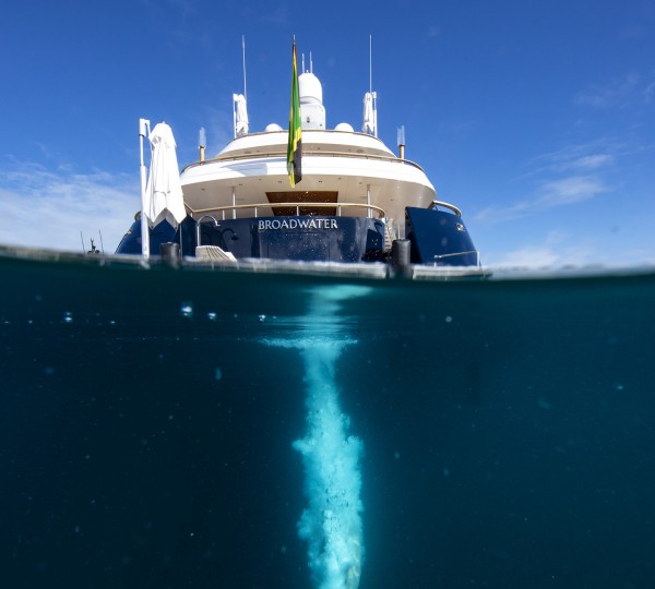 Aft View Of The Yacht