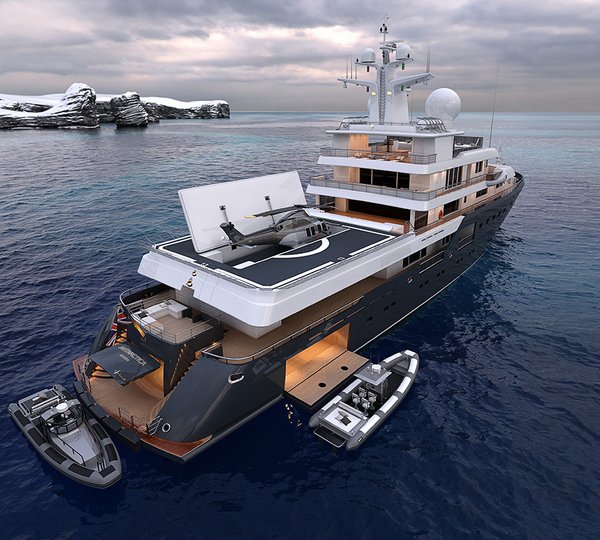 Rendering Helicopter Stowage - By Serim Srl (Alberto Ascenzi) Architects