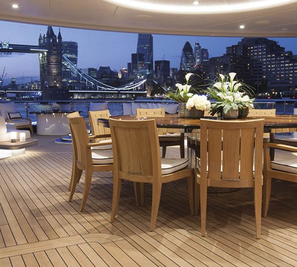 Alfresco Dining In The Evening