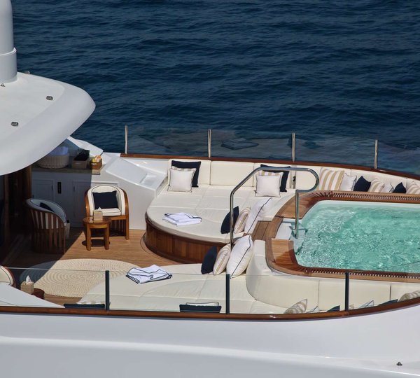 Aerial View Of The Jacuzzi On Sun Deck