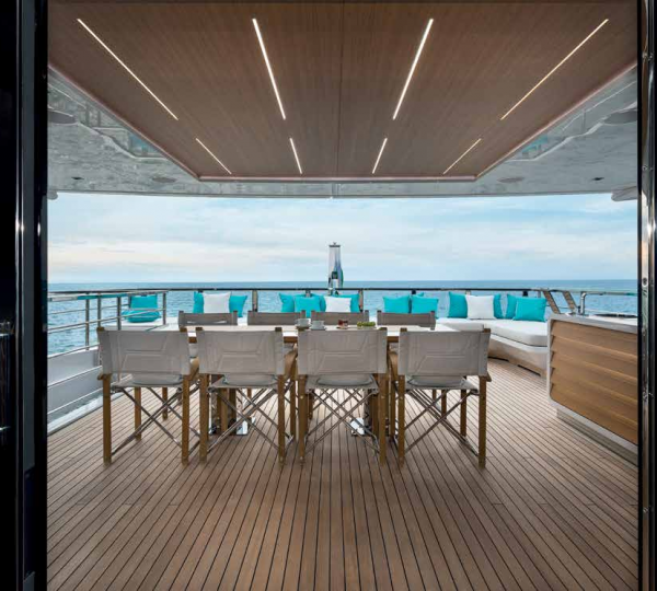 Alfresco Dining On Aft Deck