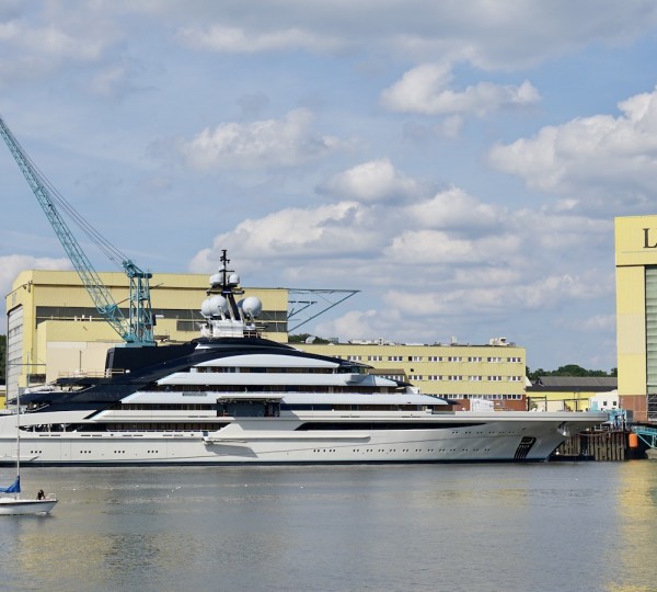 Luxury Yacht OPUS At Lurssen Shipyard 