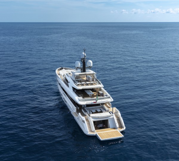 Aerial View Of The Yacht
