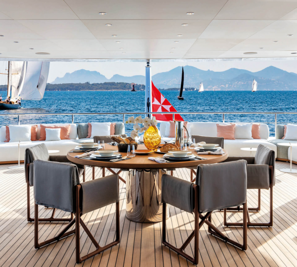 Exterior Dining With Sea Views