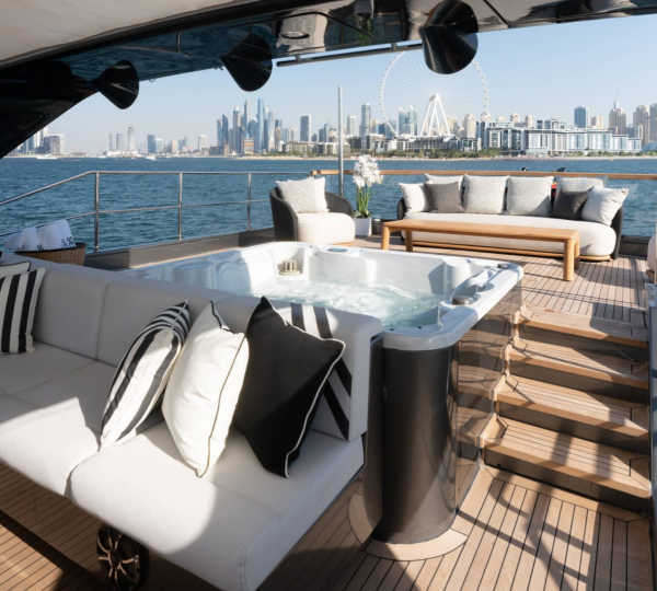 Open Sundeck Relaxation Area With Mini Pool