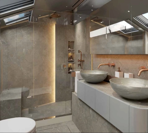 Washroom With Bath Area