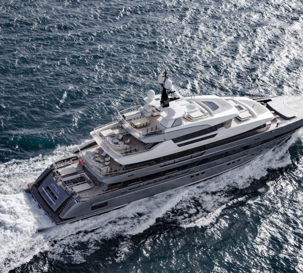Aerial View Of The Yacht