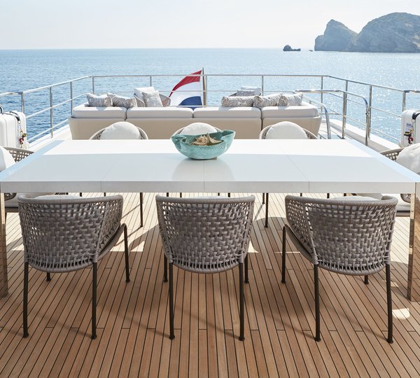 Alfresco Dining On The Aft Deck