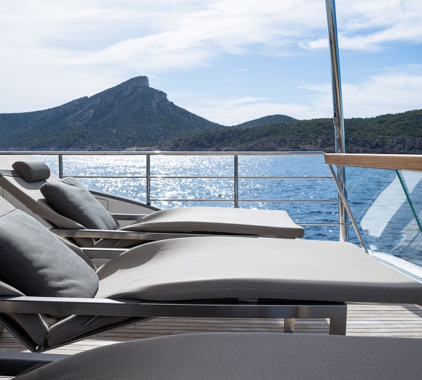 Sun Beds On Sun Deck